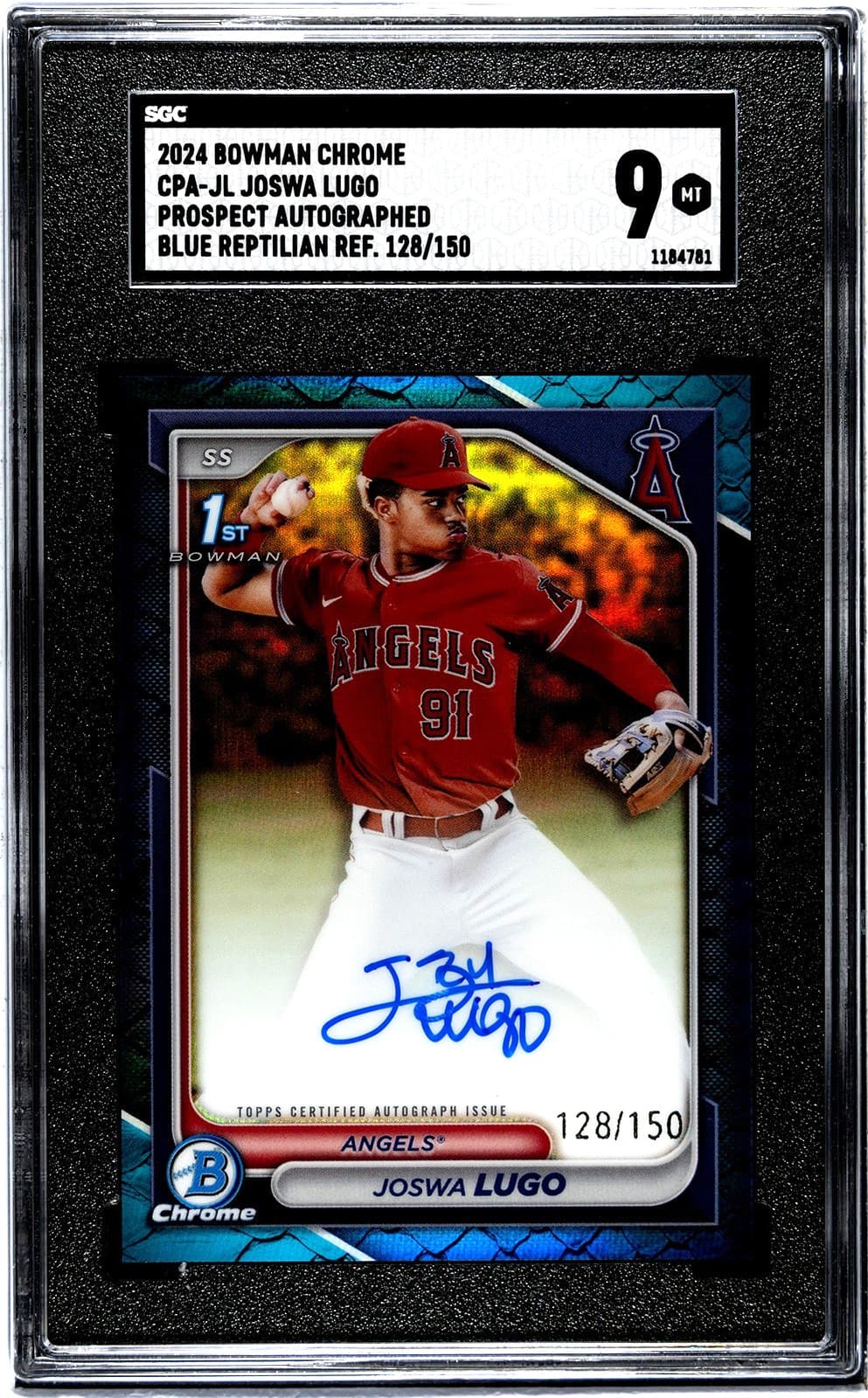 Joswa Lugo trading card