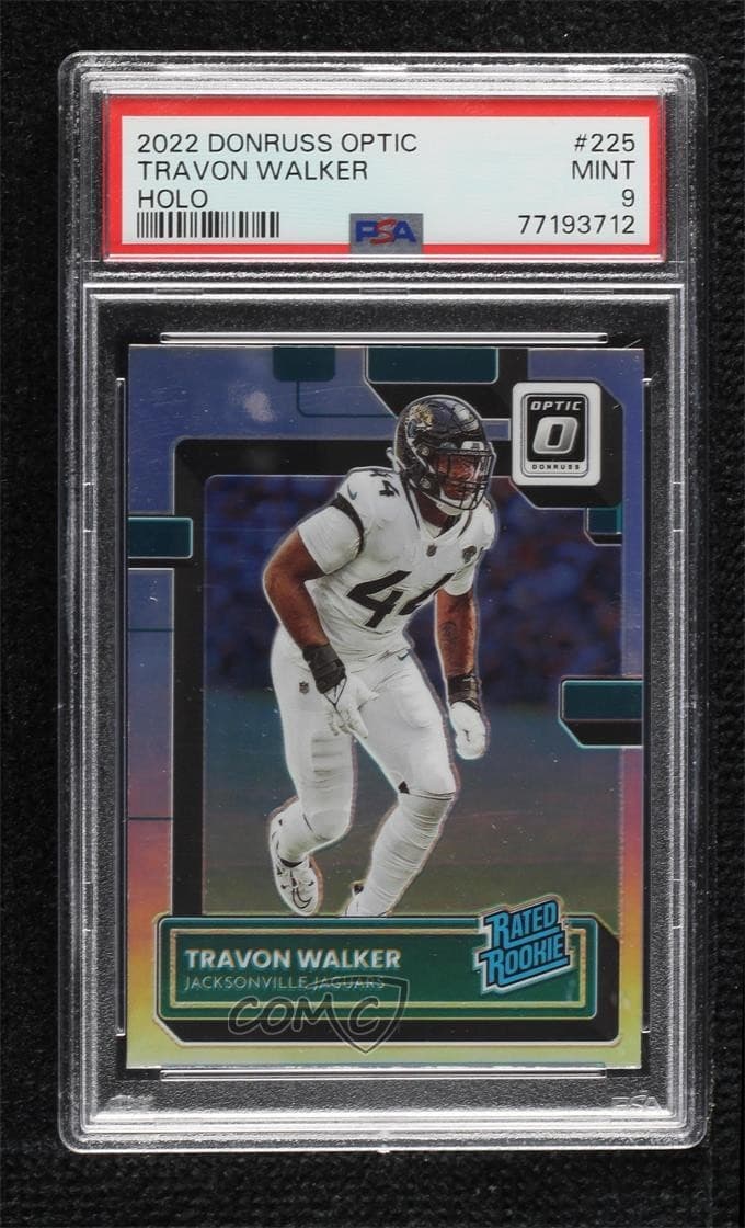 Travon Walker 2022 panini Donruss Optic