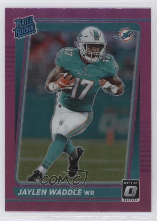 Jaylen Waddle 2021 panini Donruss