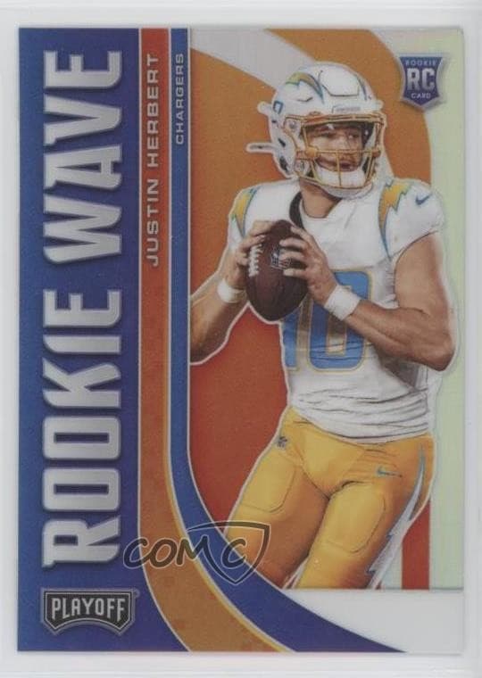 Justin Herbert 2020 panini Panini Playoff