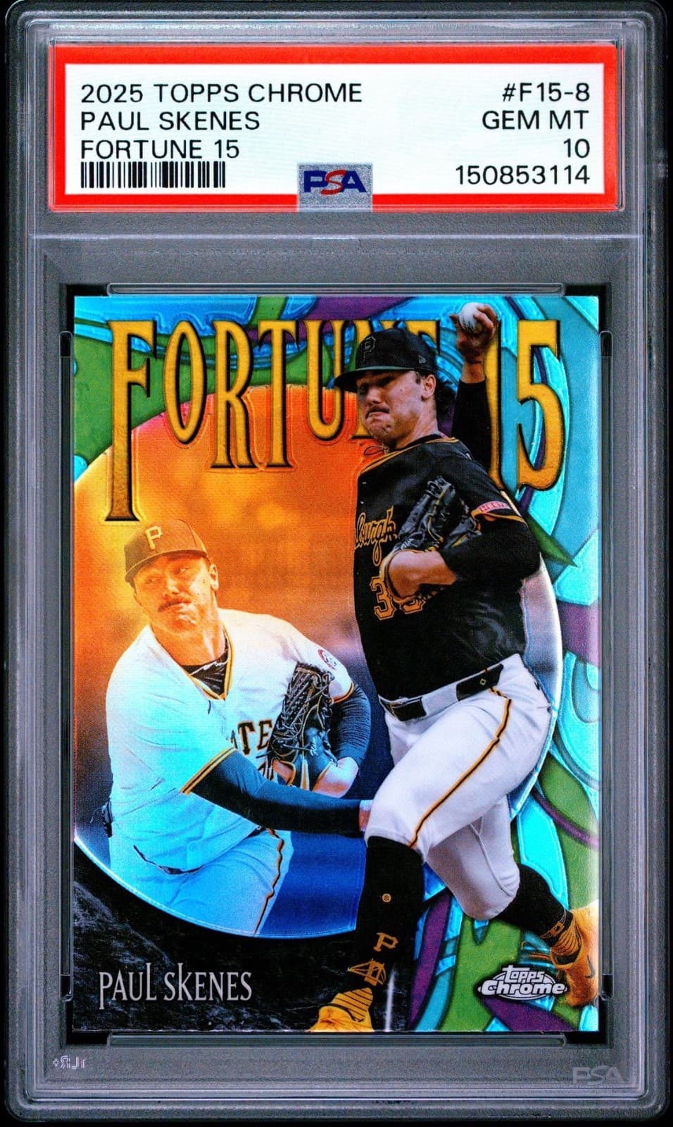 Paul Skenes 2025 topps Topps Chrome