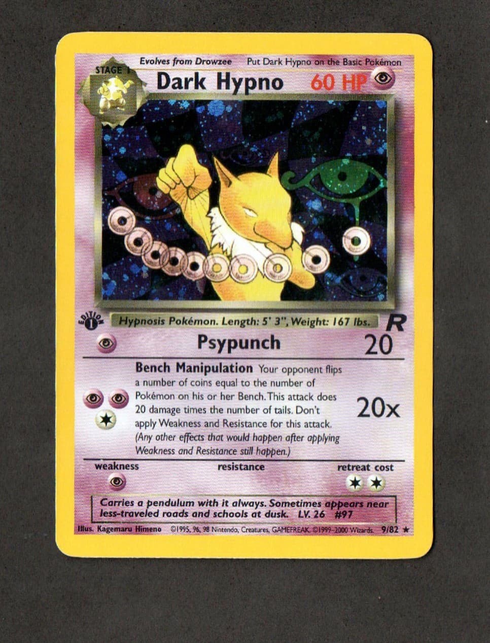 Dark Hypno trading card