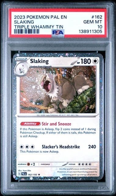 Slaking trading card