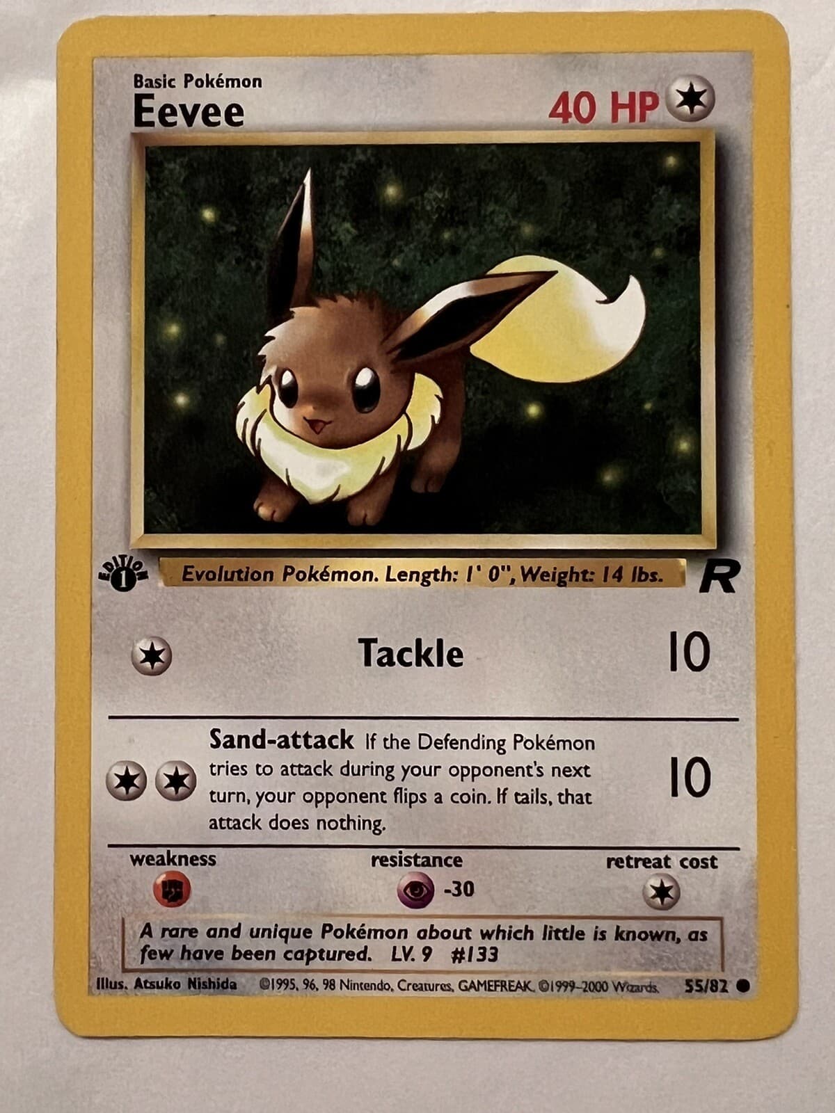 Eevee 2000 Pokemon Team Rocket