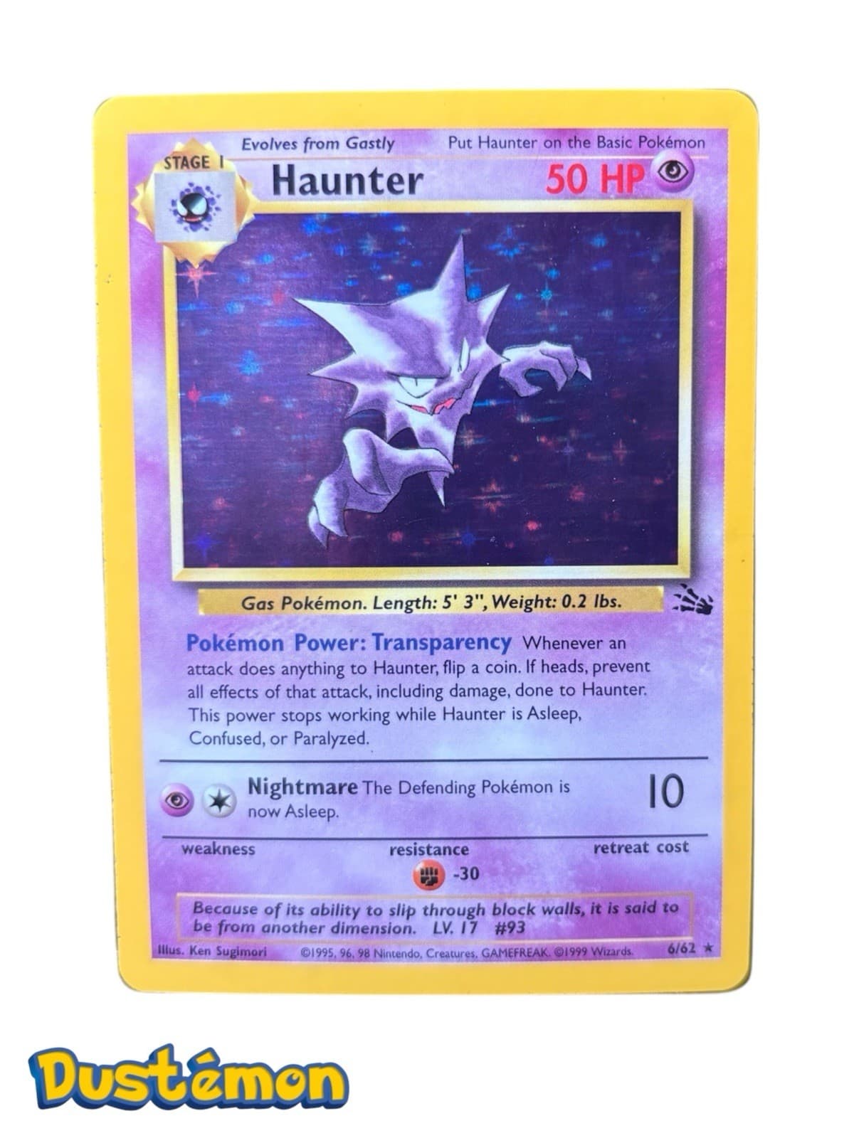 Haunter trading card