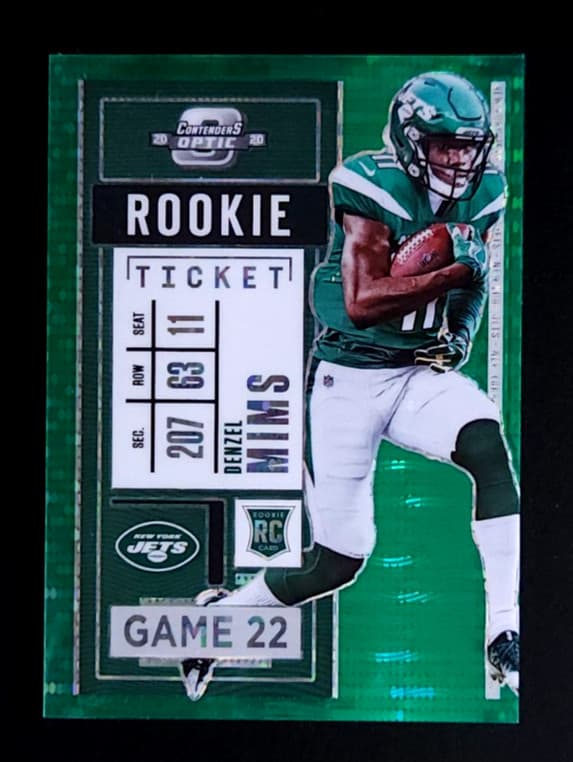 Denzel Mims 2020 panini Panini Contenders Optic