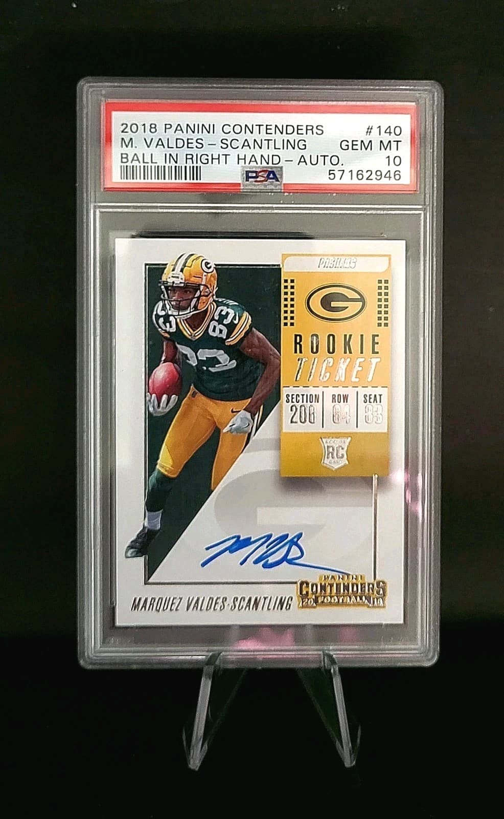 Marquez Valdes-Scantling trading card