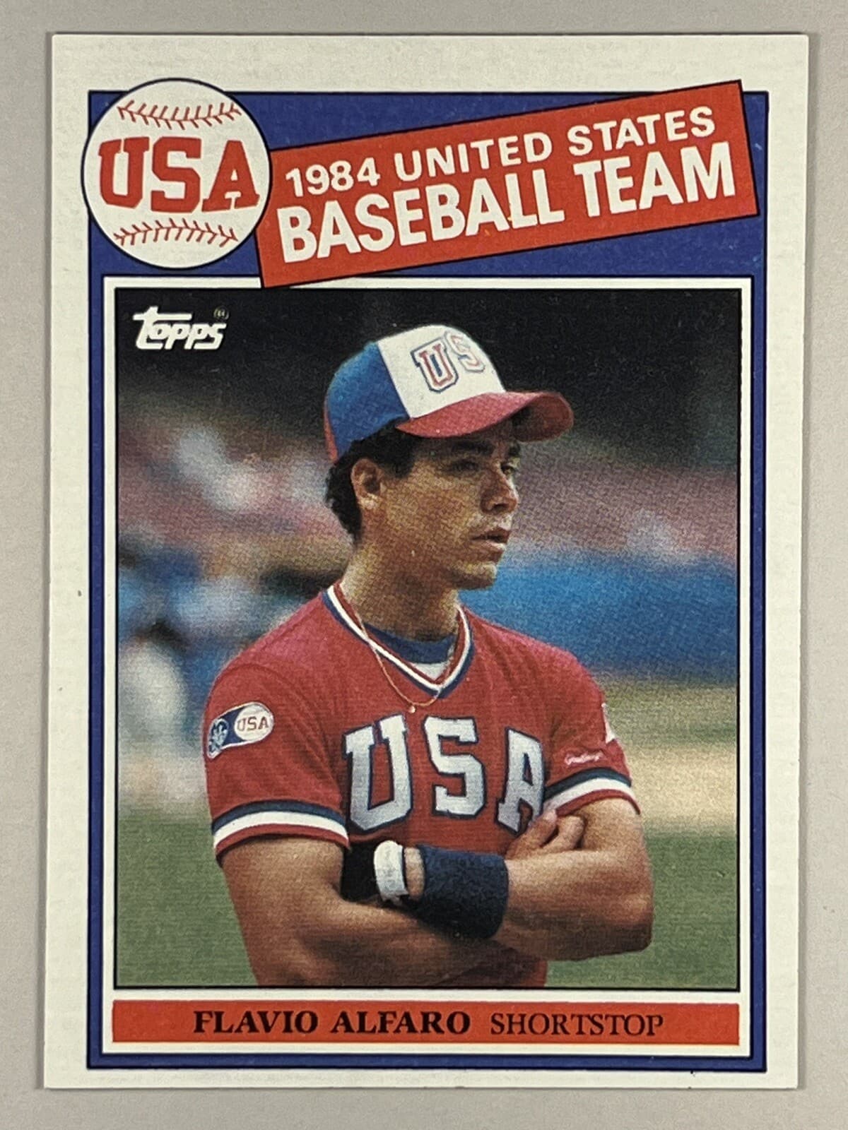 Flavio Alfaro 1985 topps Topps