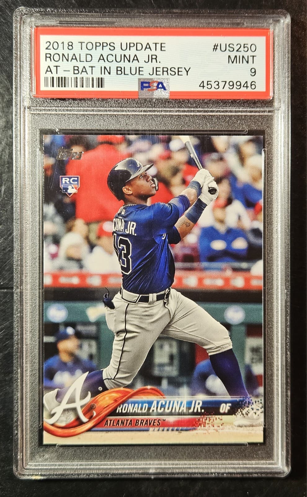 Ronald Acuna Jr. 2019 Topps Update auto card
