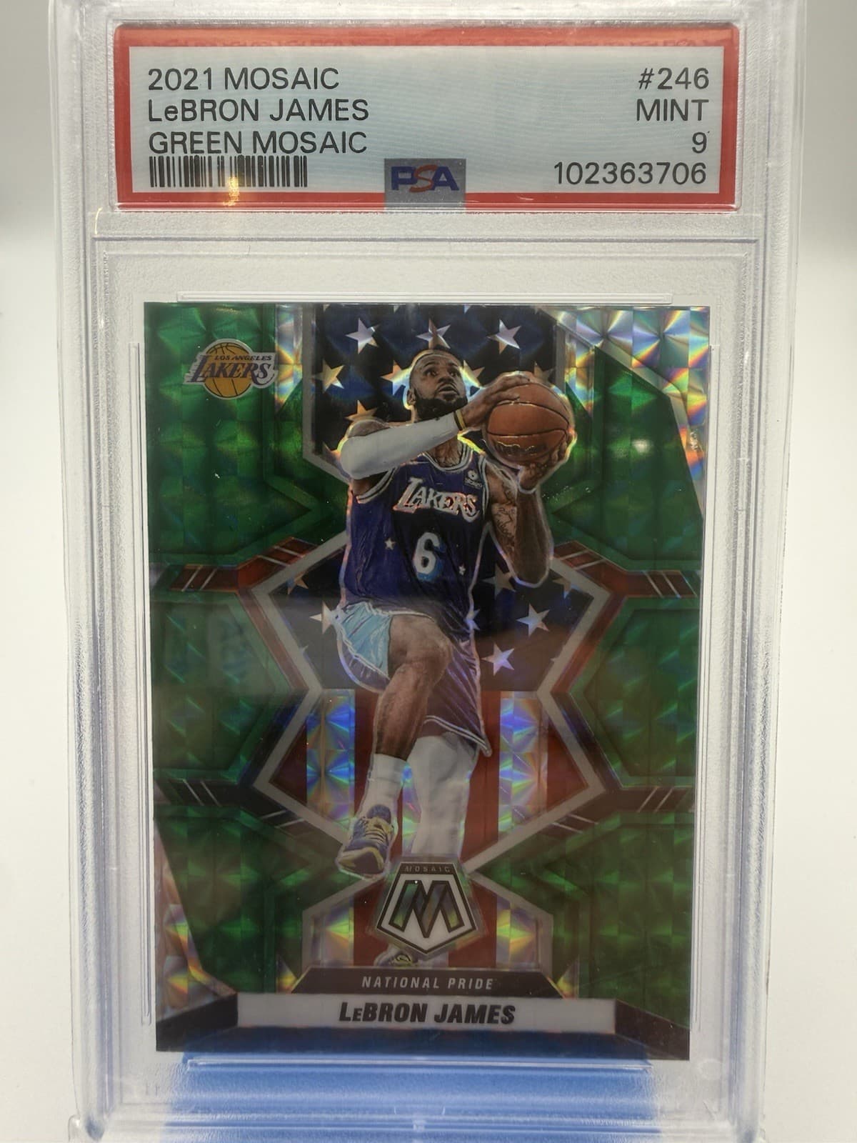 Damian Lillard 2020 panini Panini Mosaic
