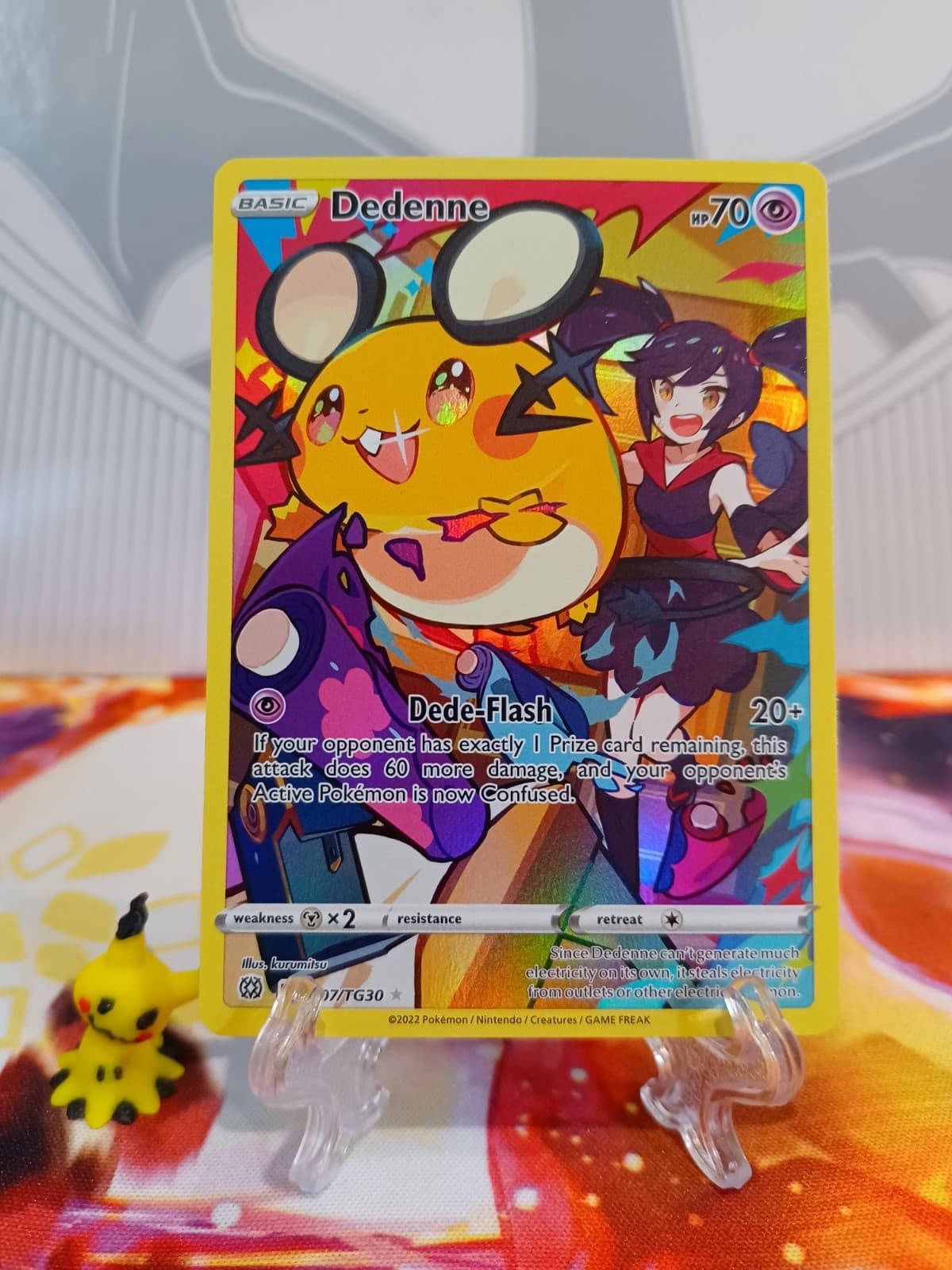 Dedenne trading card