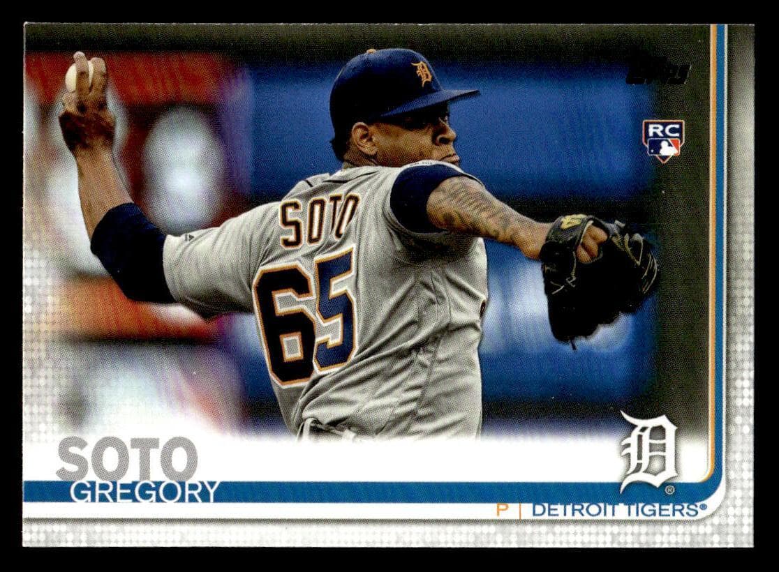 Gregory Soto trading card