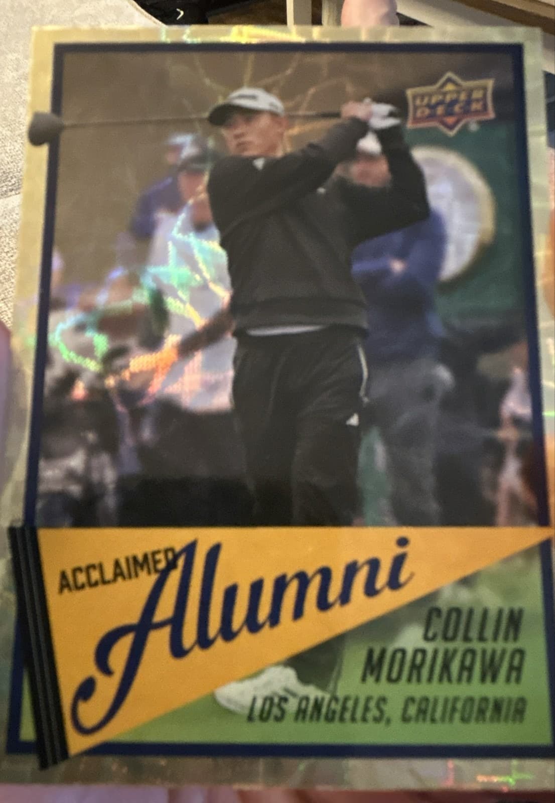 Collin Morikawa trading card