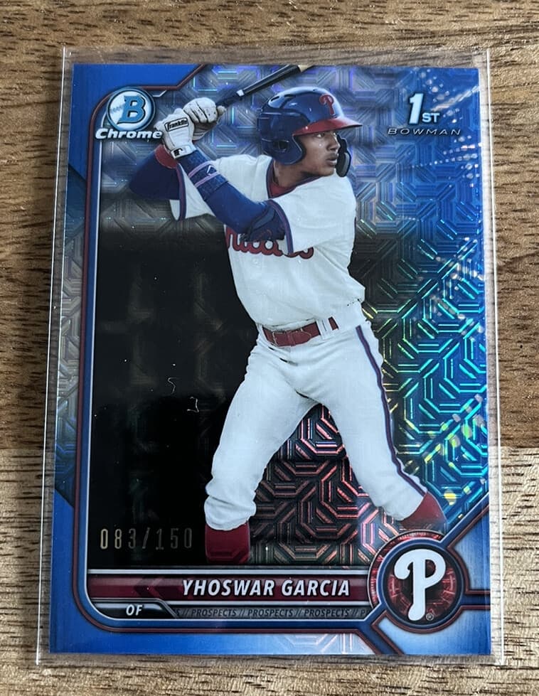 Yhoswar Garcia trading card