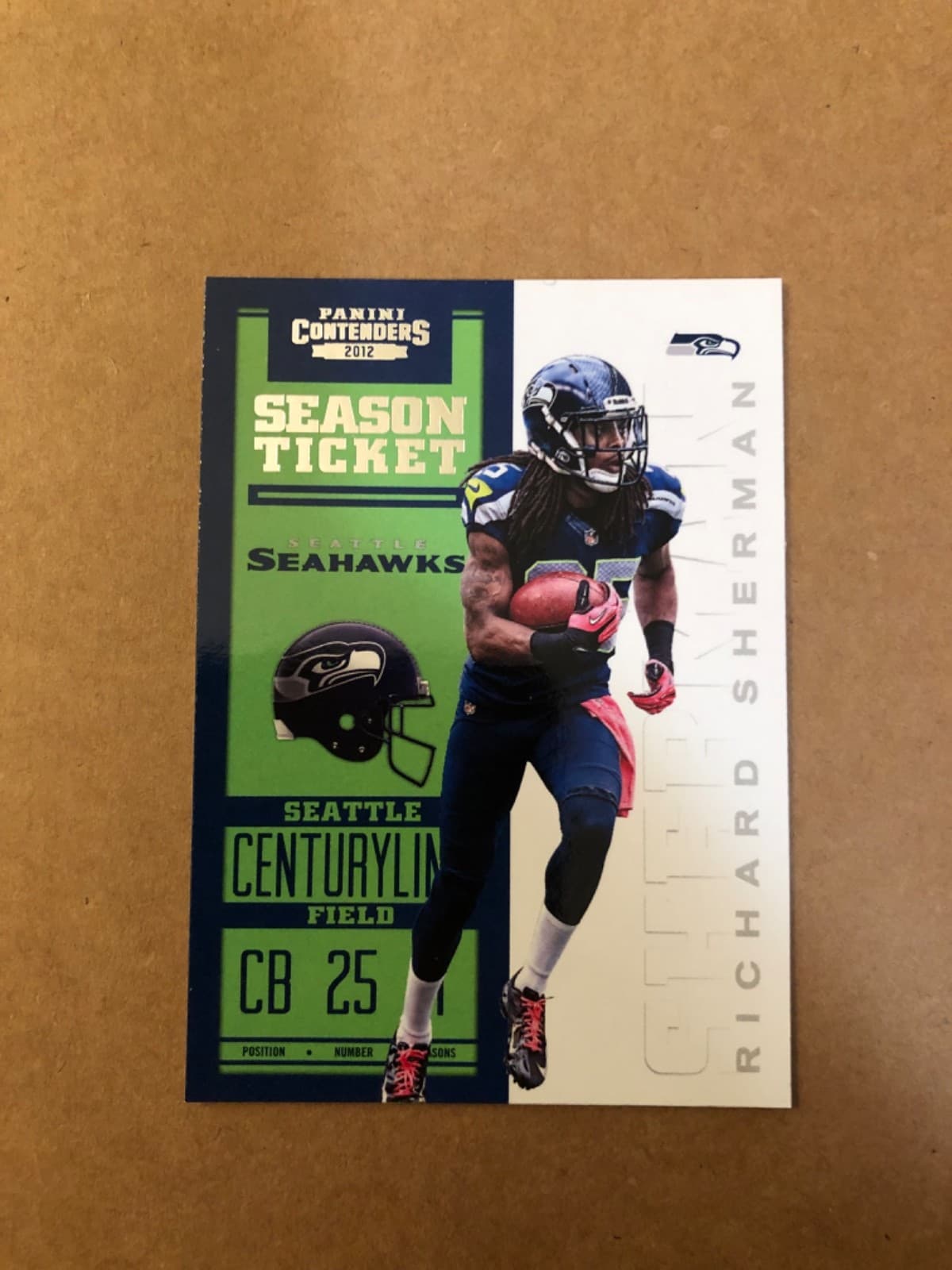 Richard Sherman trading card