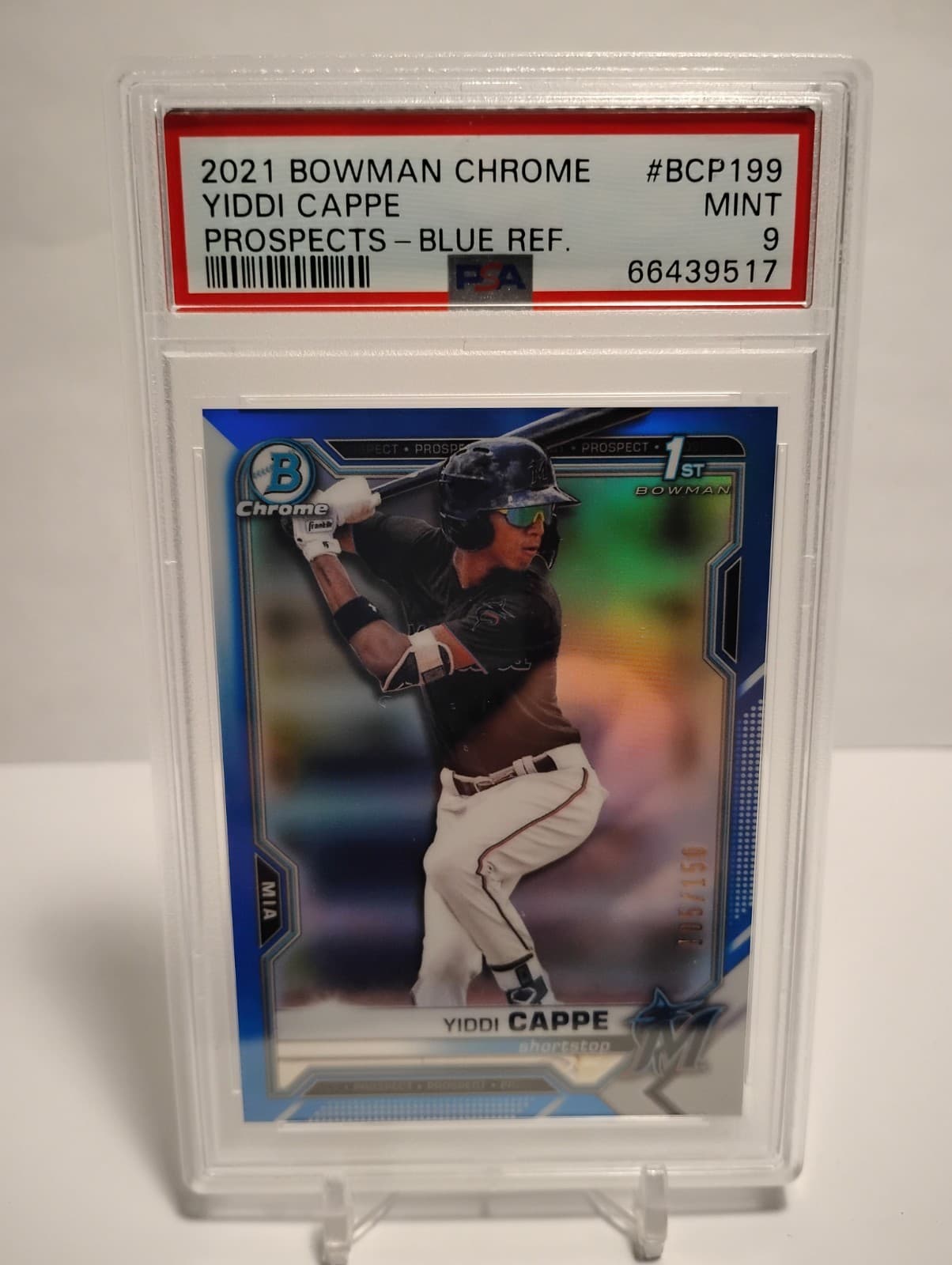 Yiddi Cappe trading card