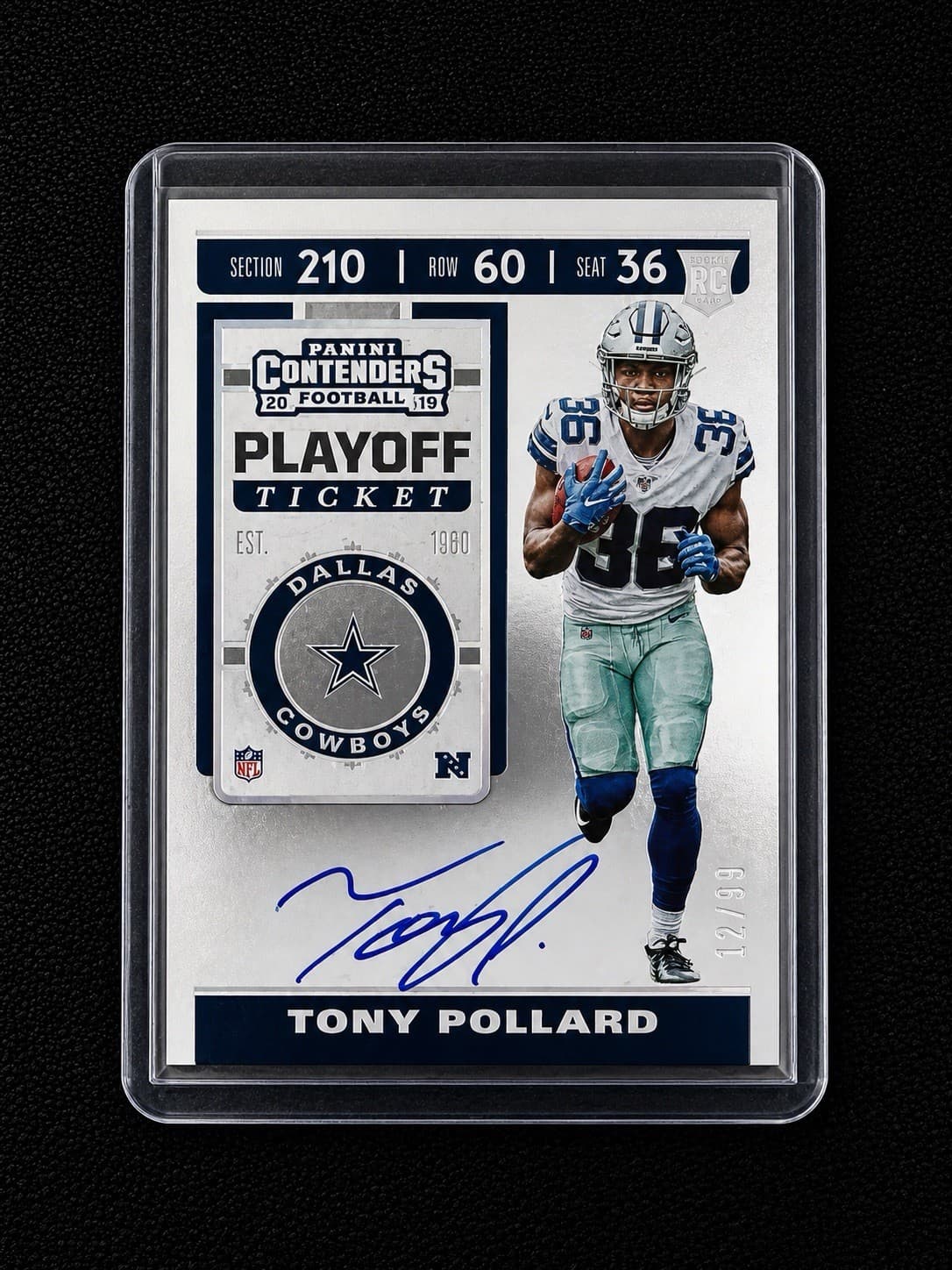 Tony Pollard 2019 panini