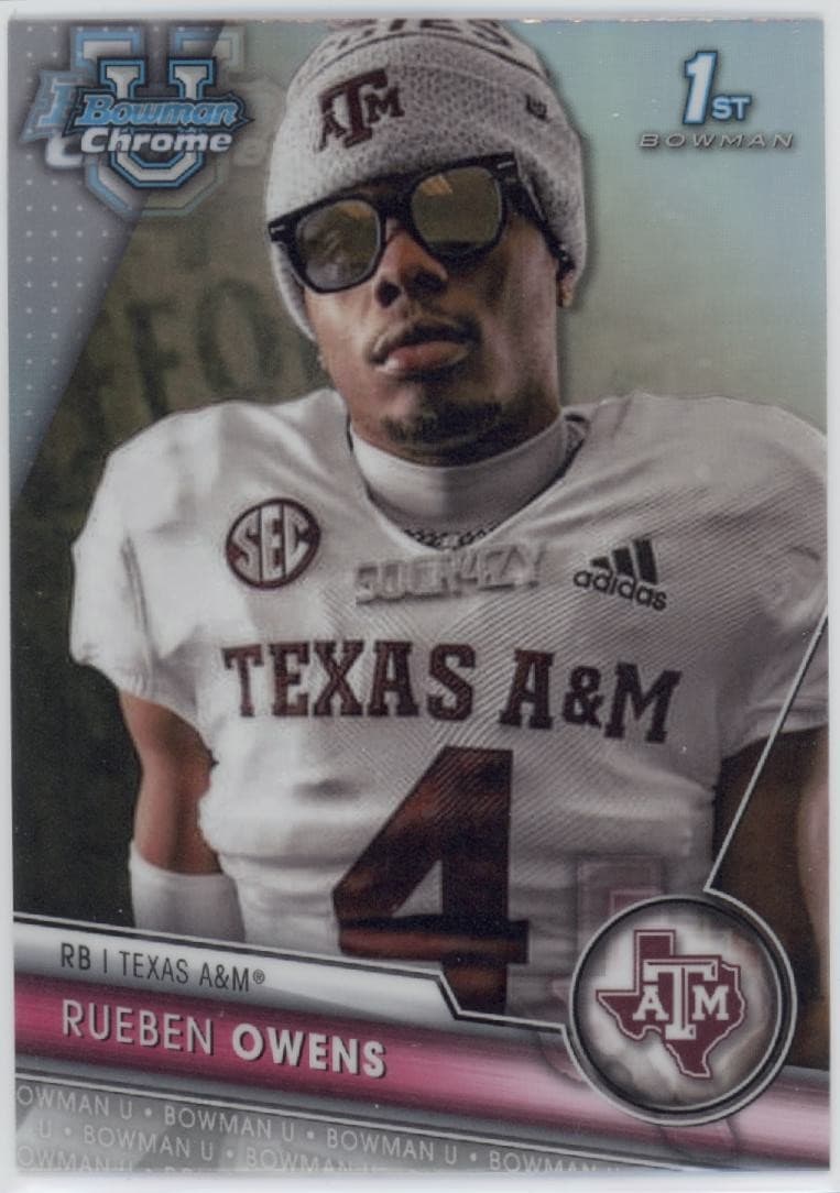 Rueben Owens trading card
