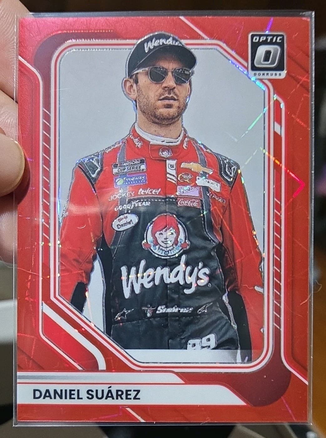Daniel Suarez trading card