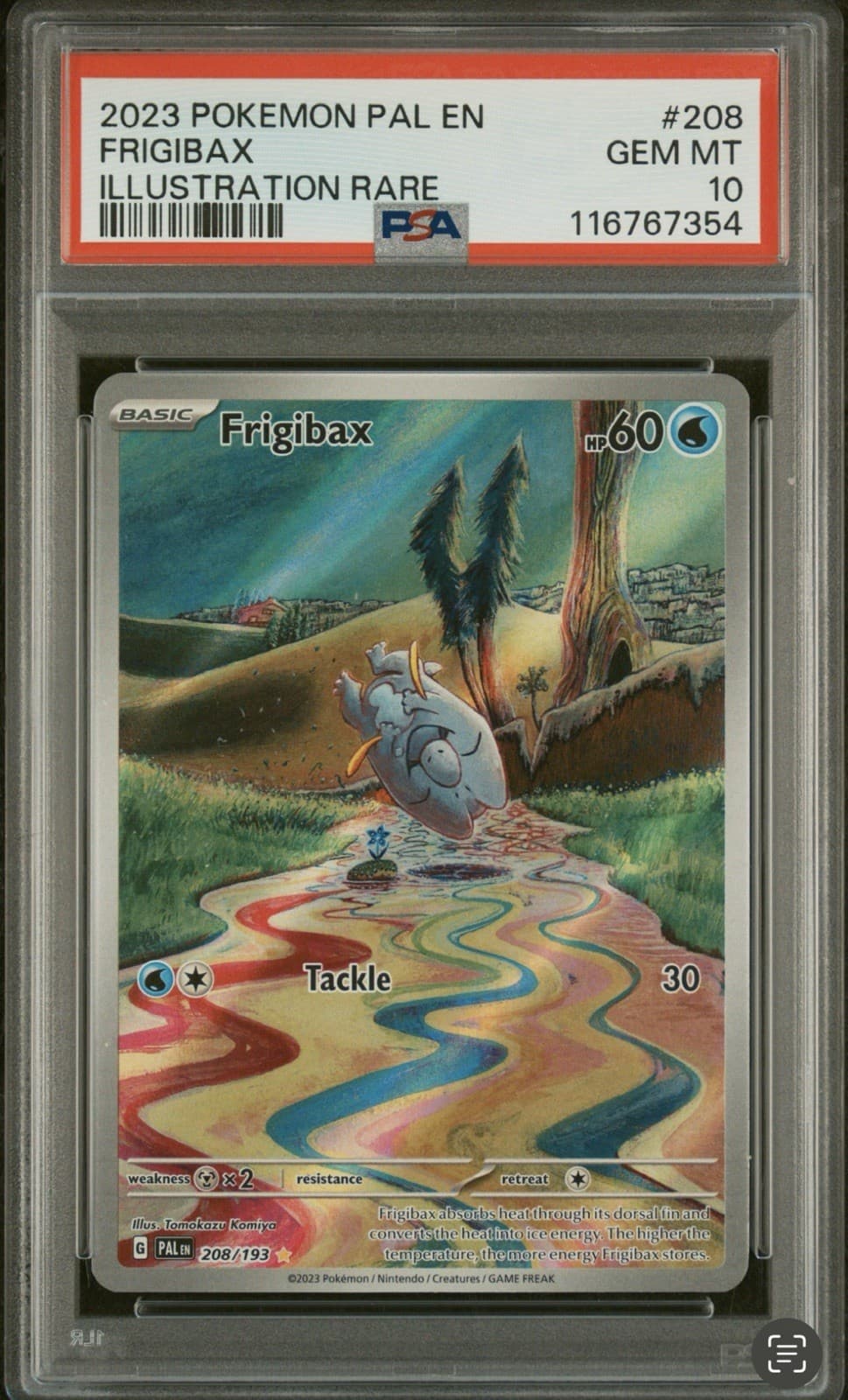 Frigibax trading card