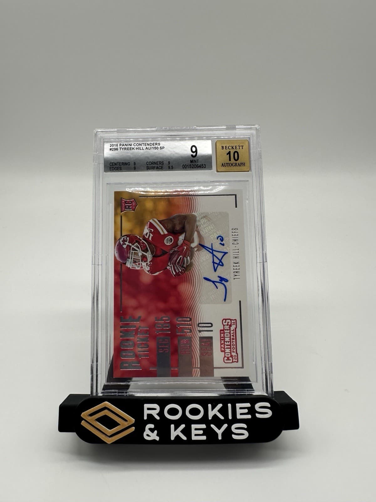 Tyreek Hill trading card