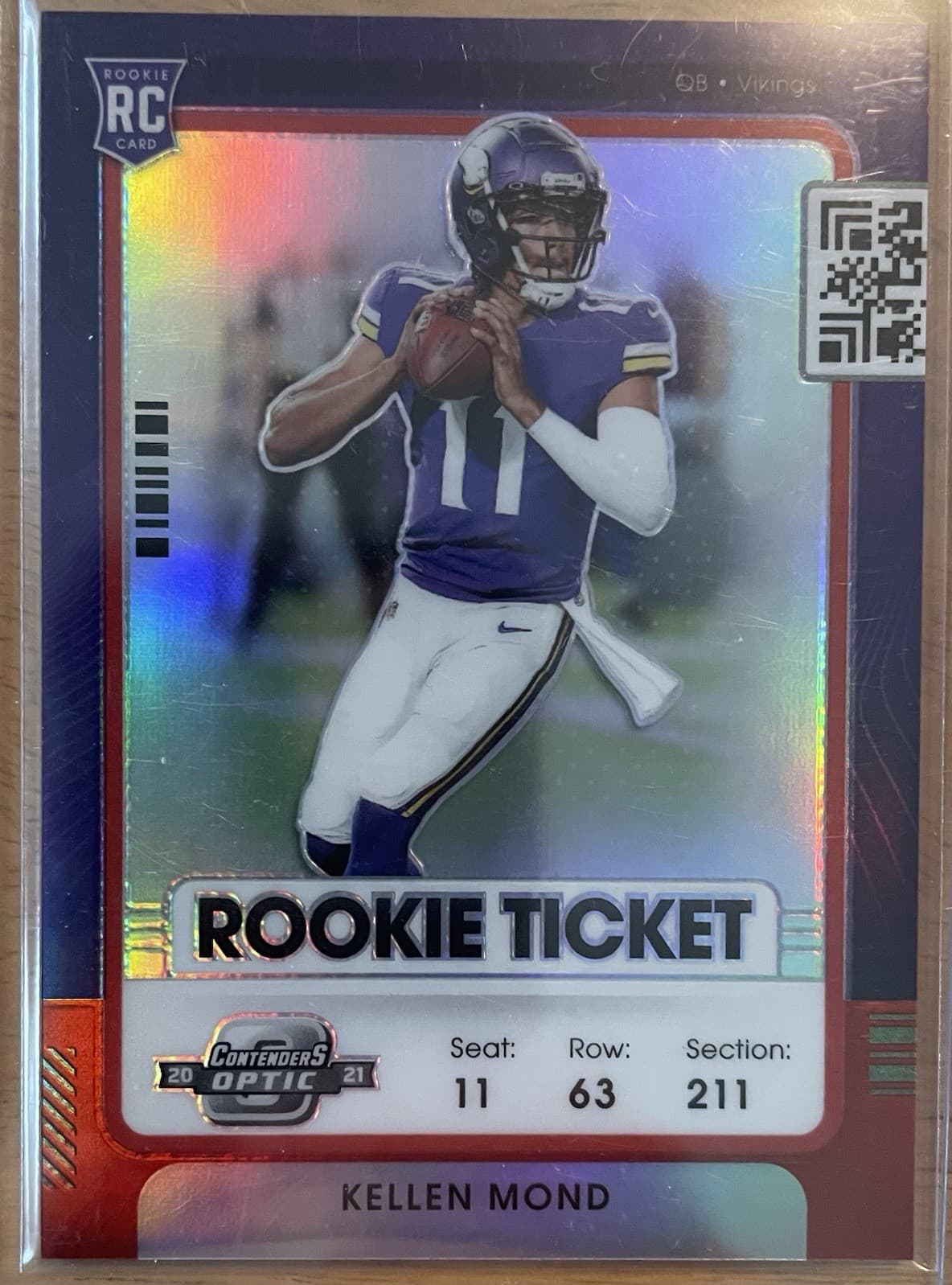 Kellen Mond 2021 panini Panini Contenders Optic