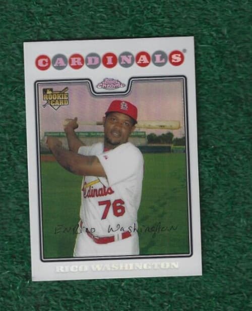 Rico Washington trading card