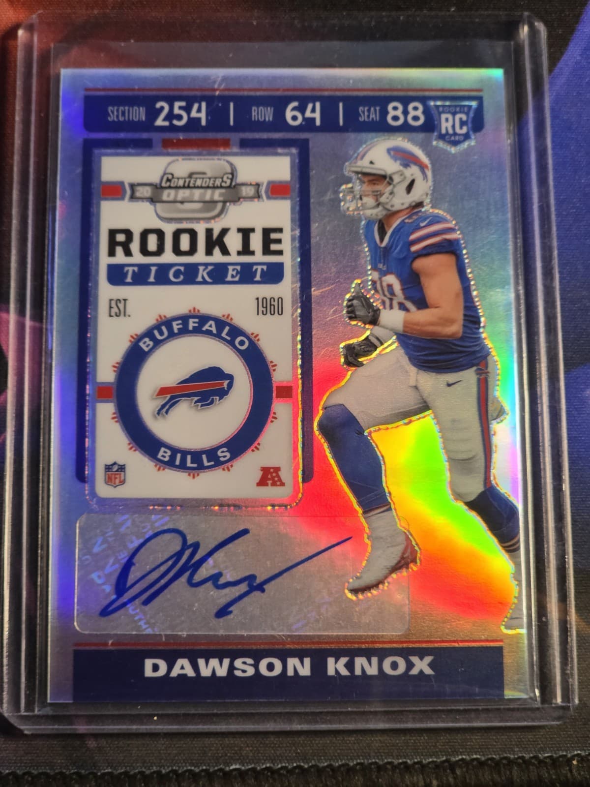 Dawson Knox trading card