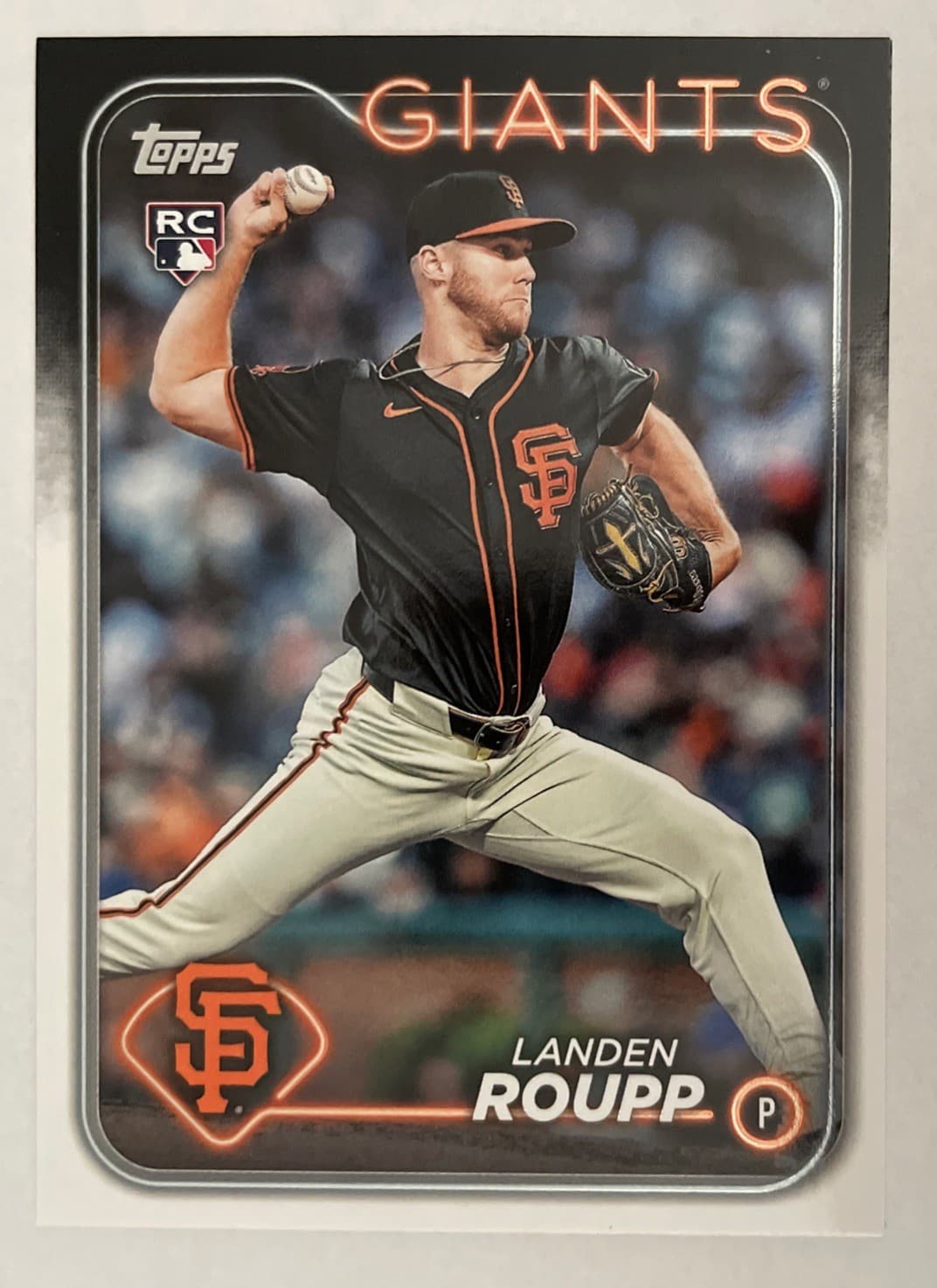 Landen Roupp trading card