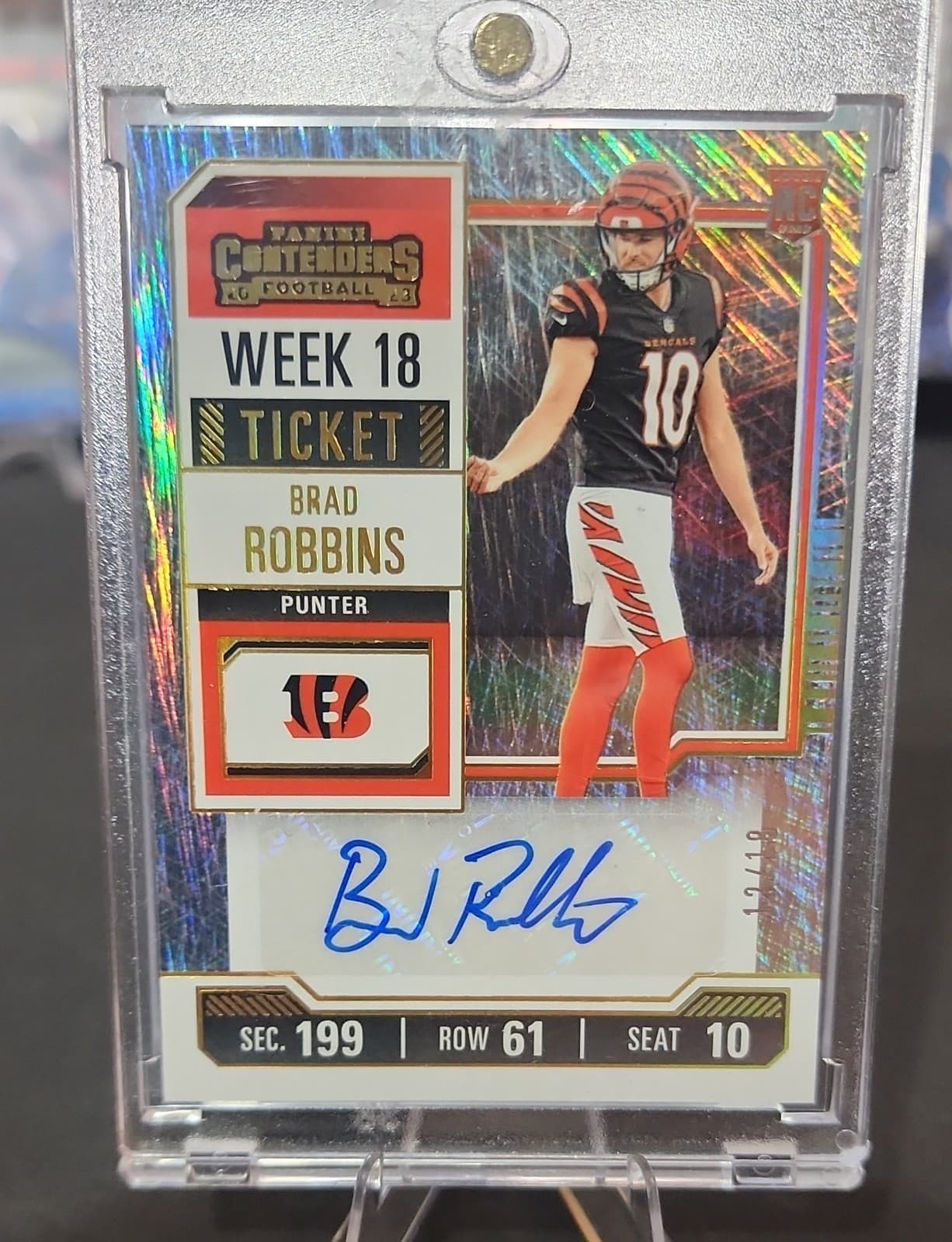 Brad Robbins trading card