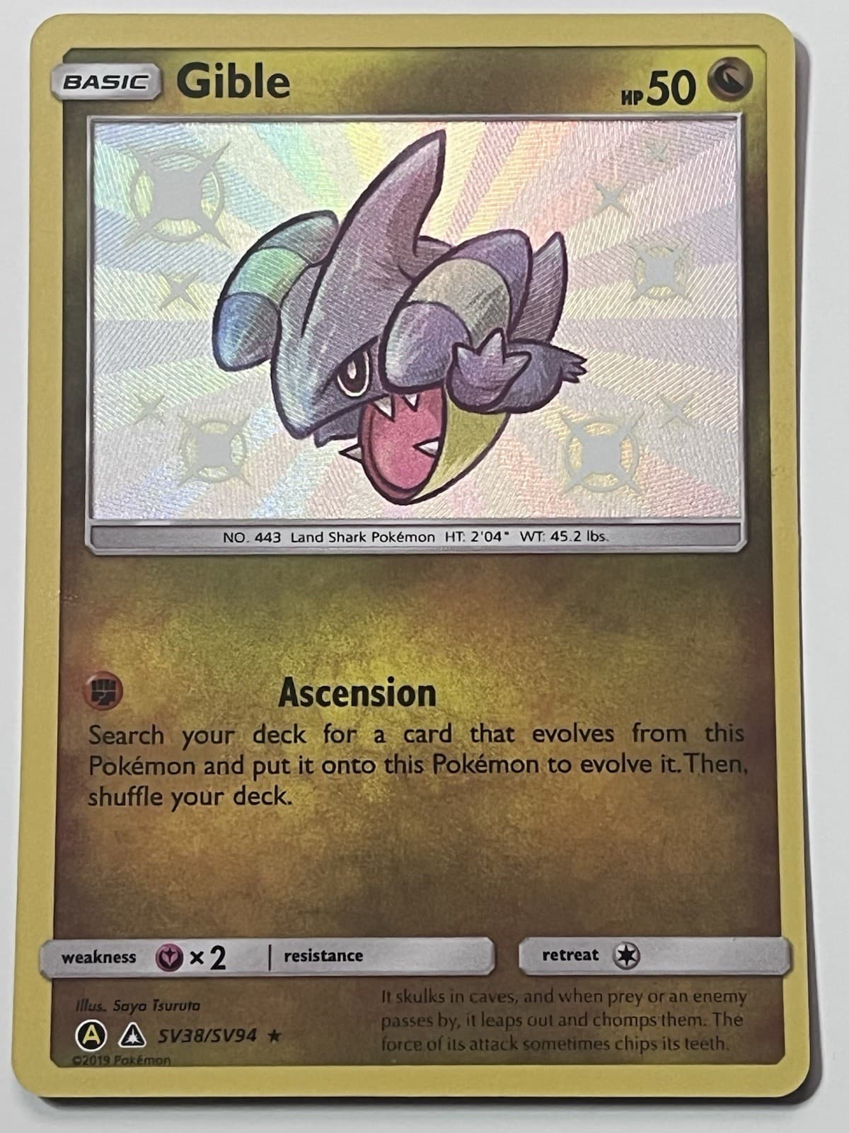 Gible trading card