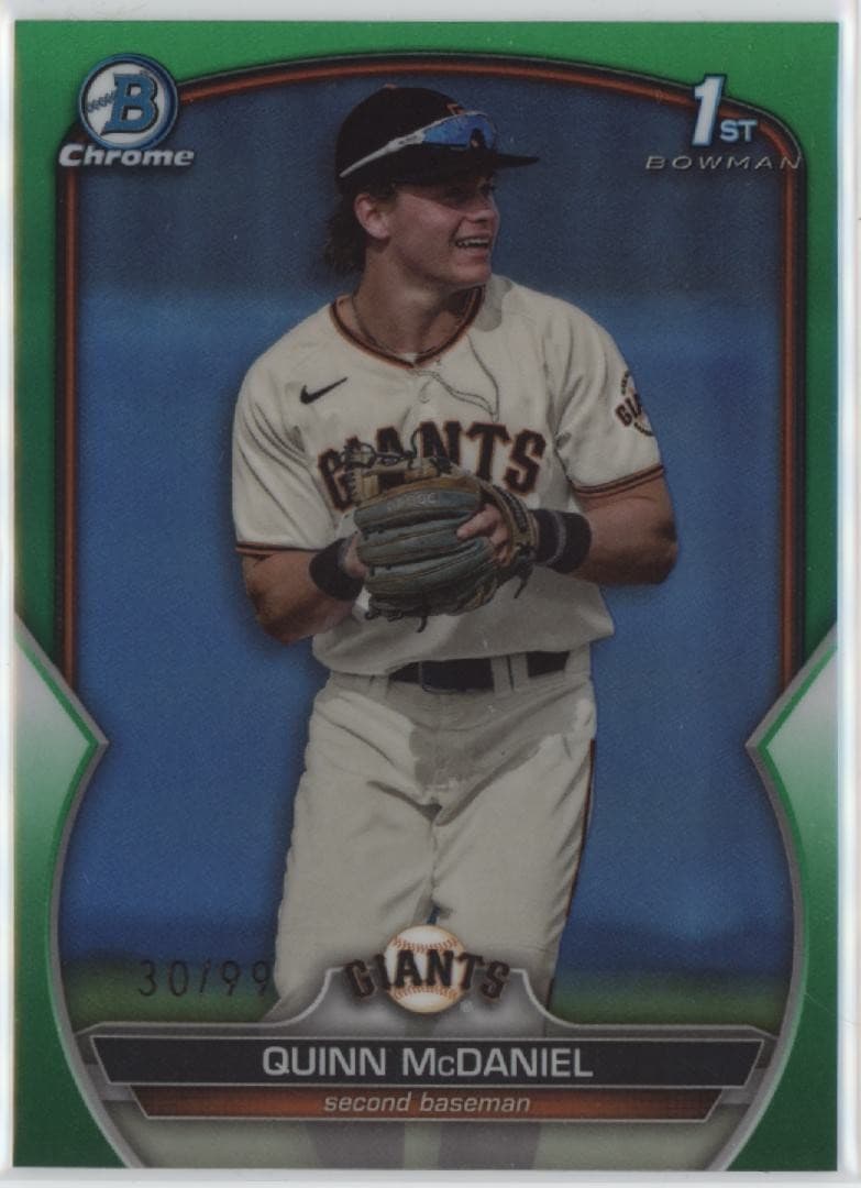 Quinn McDaniel 2023 bowman Bowman Draft