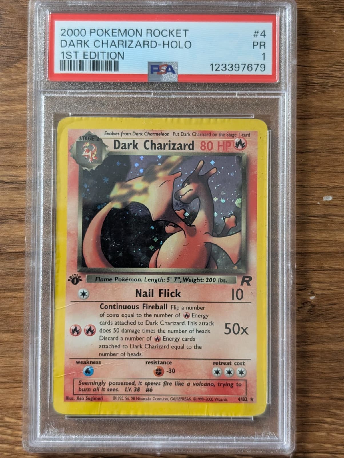 Dark Charizard 2000 Pokemon Team Rocket