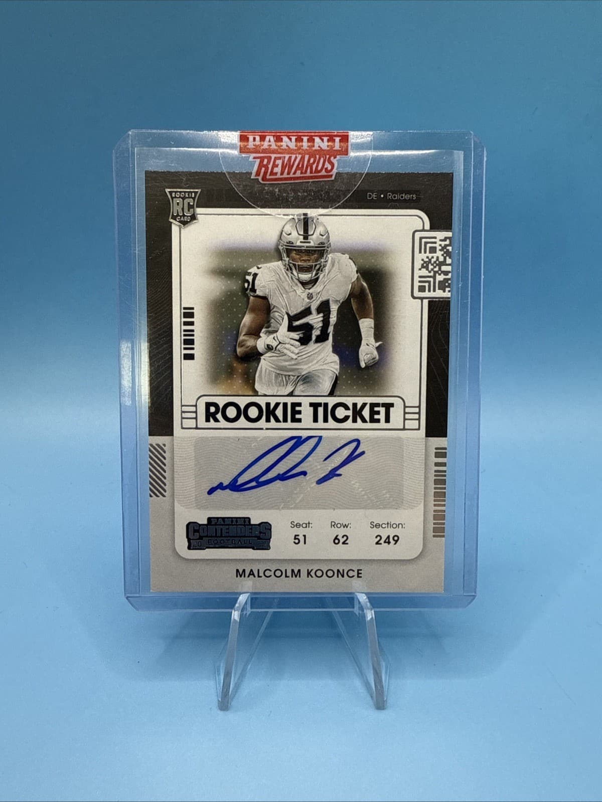 Malcolm Koonce trading card