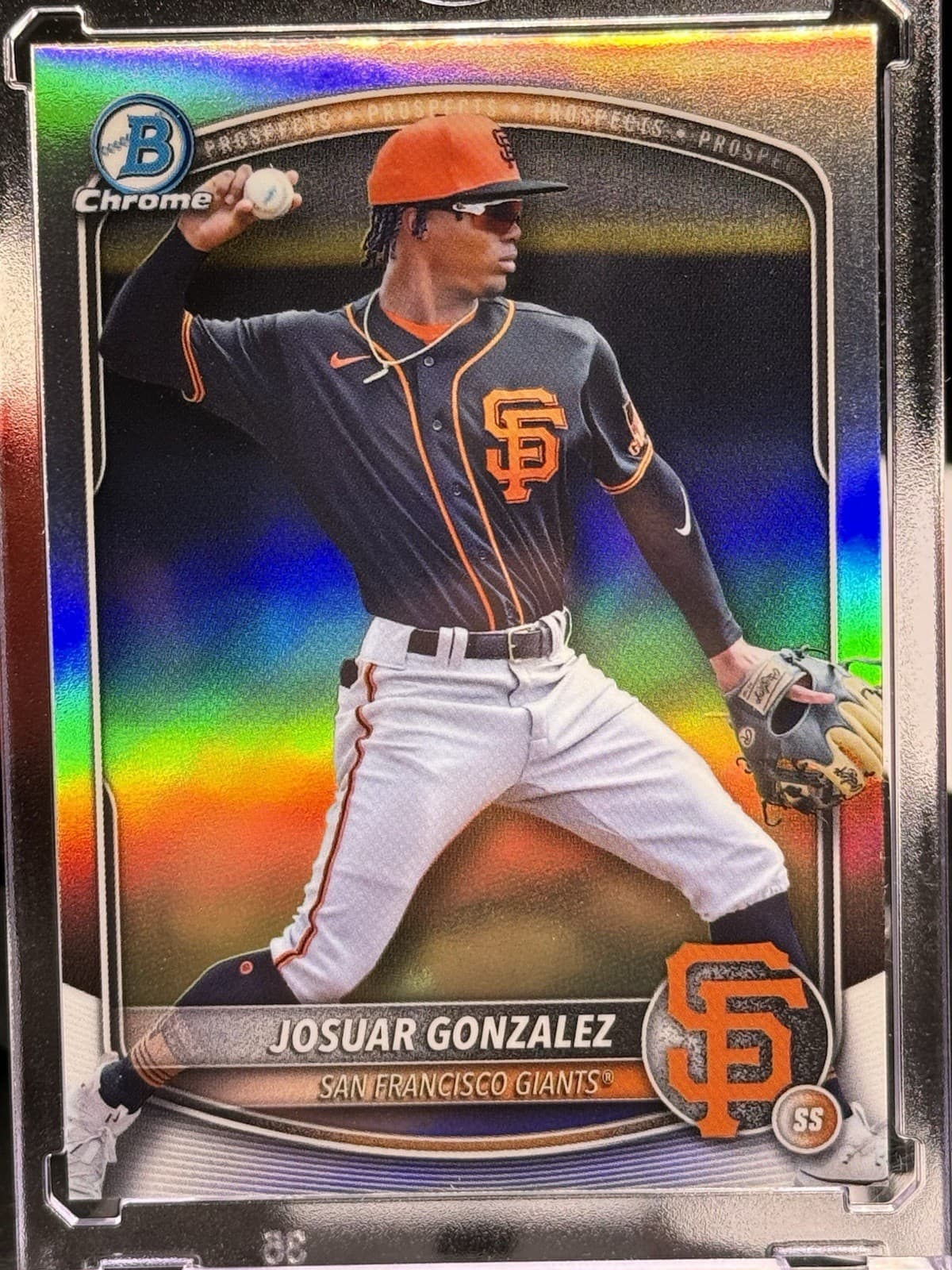 Josuar Gonzalez 2025 bowman Bowman Draft Chrome