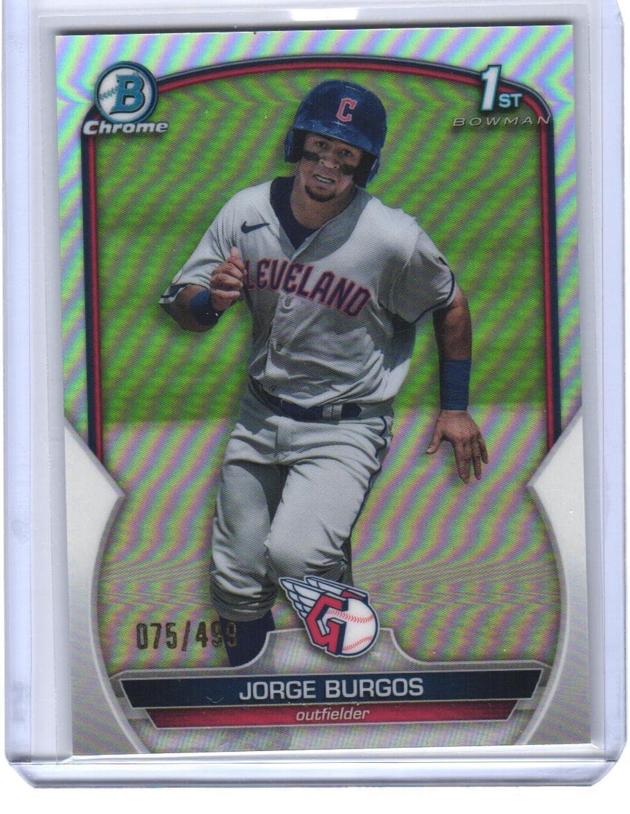 Jorge Burgos trading card