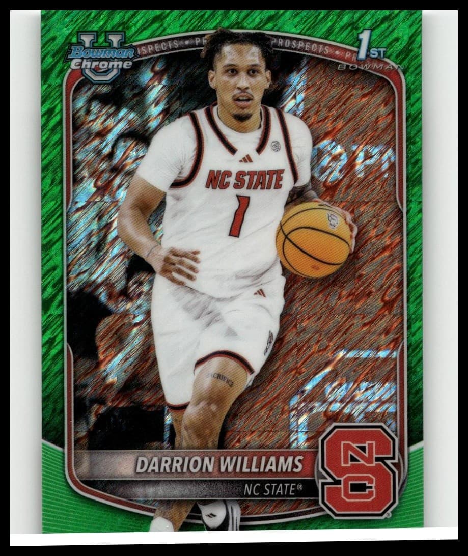 Darrion Williams trading card