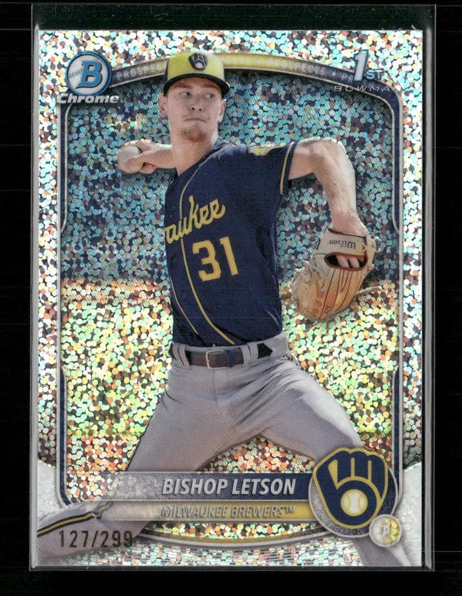Bishop Letson trading card