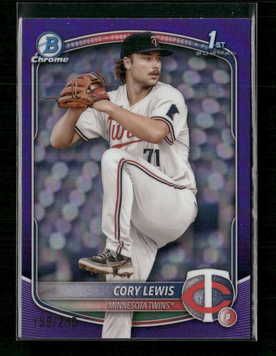 Cory Lewis trading card