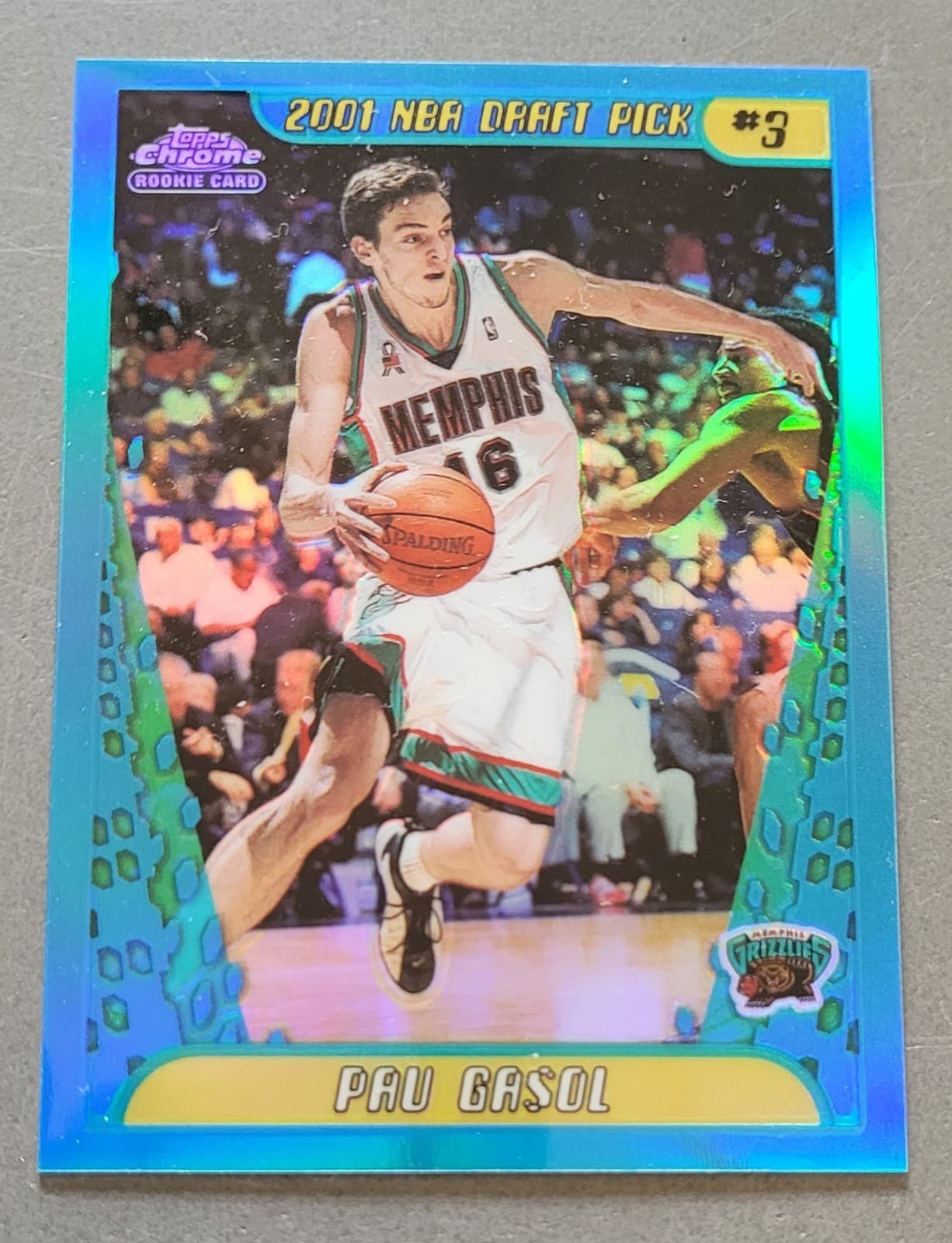 Pau Gasol 2001 topps Topps Chrome