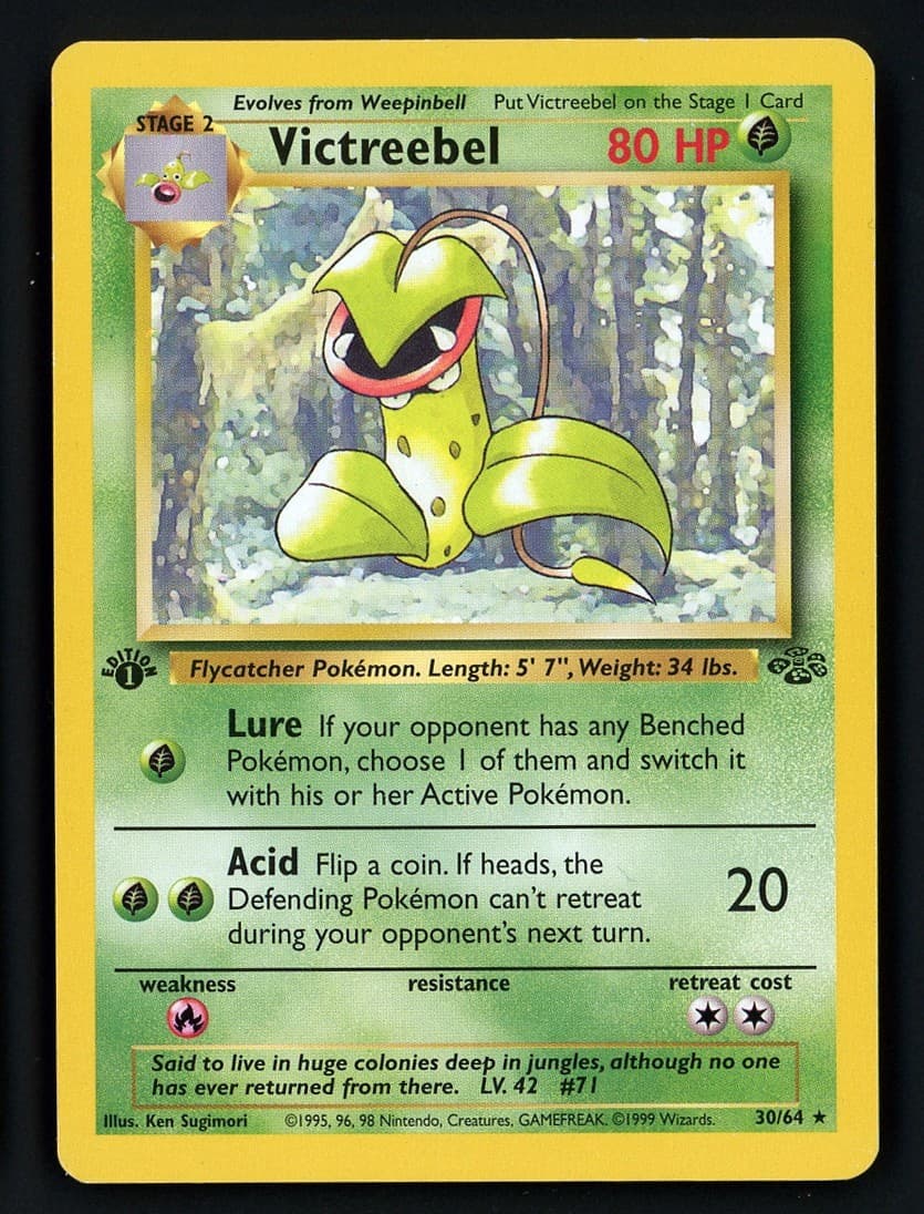 Victreebel trading card