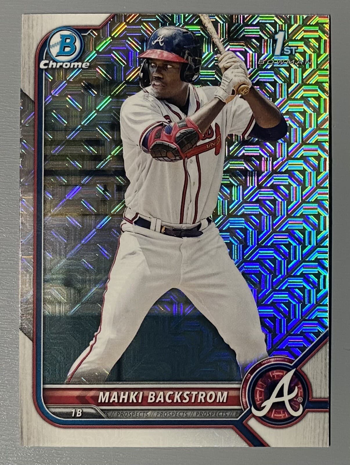 Mahki Backstrom trading card