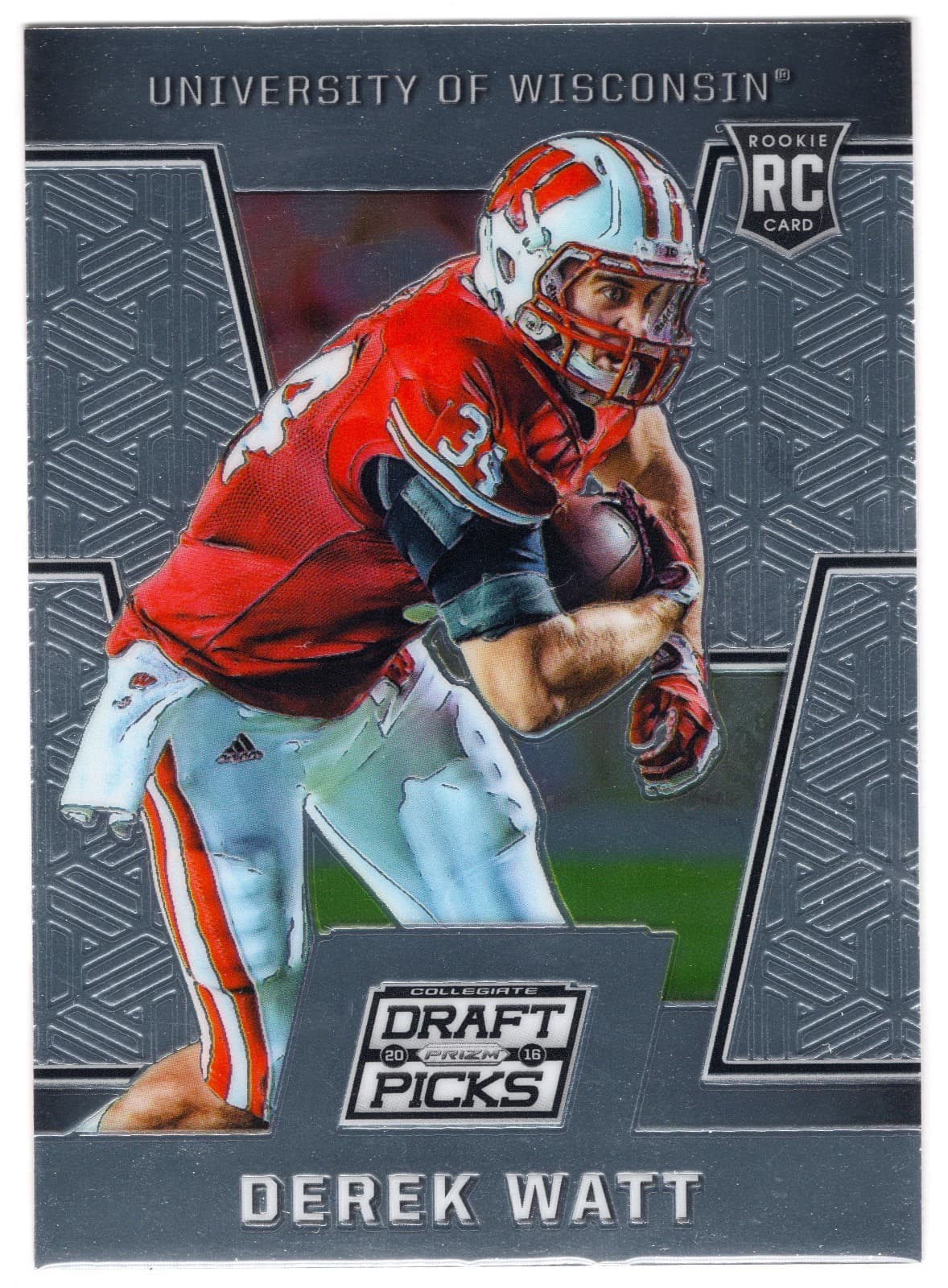 Derek Watt trading card
