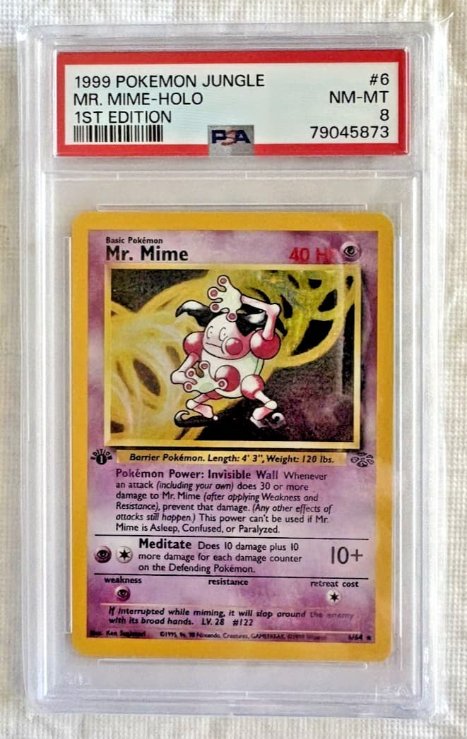 Mr. Mime 1999 Pokemon Jungle No Symbol