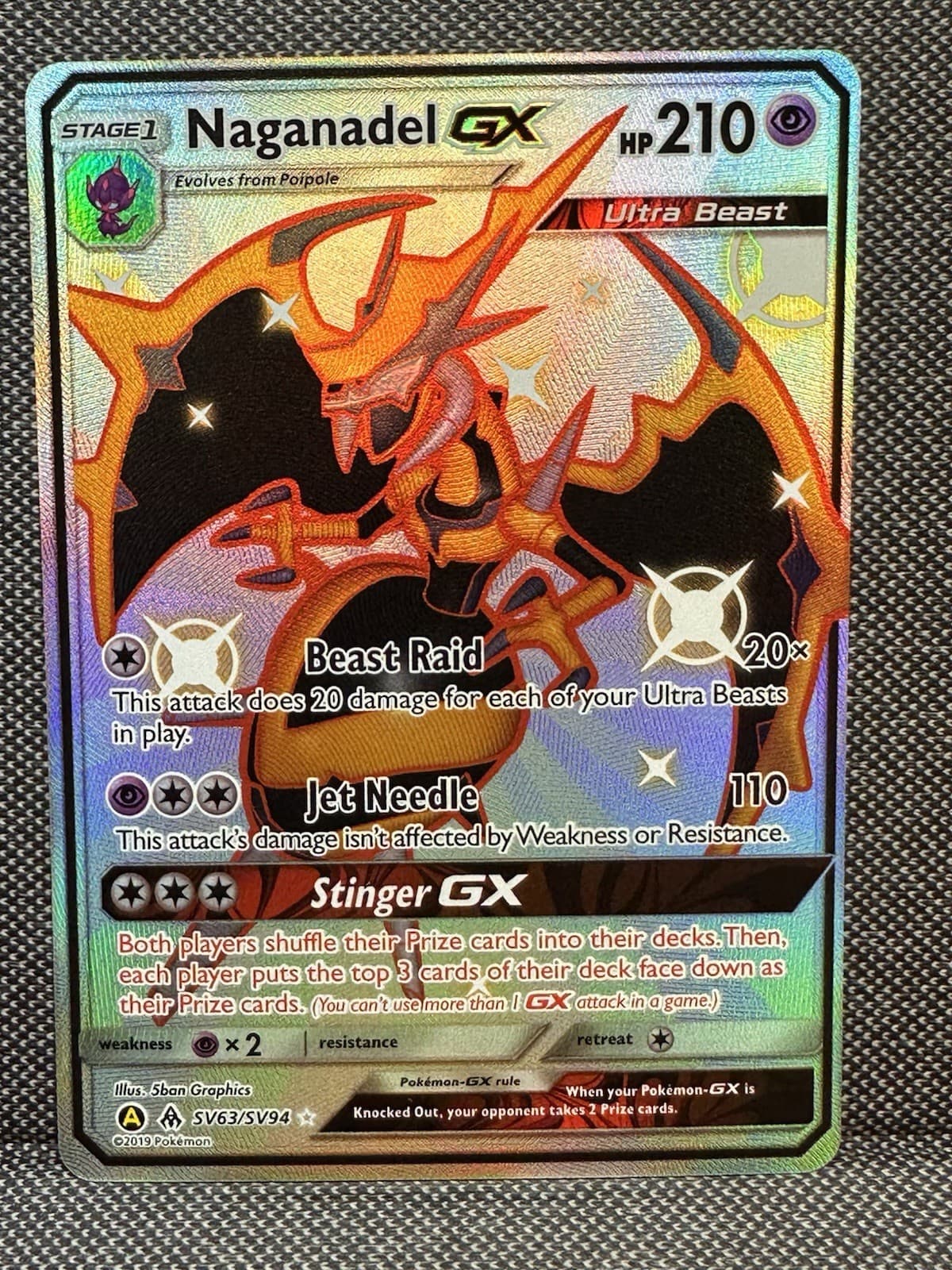 Naganadel-GX trading card