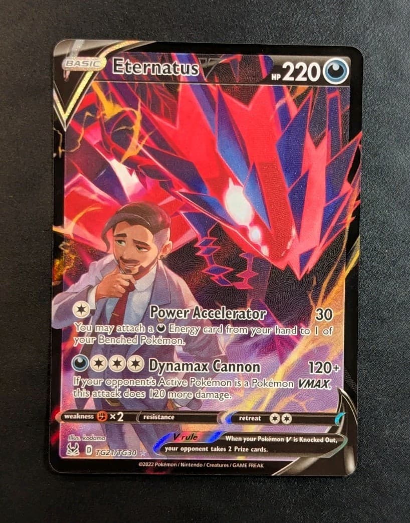 Eternatus V trading card
