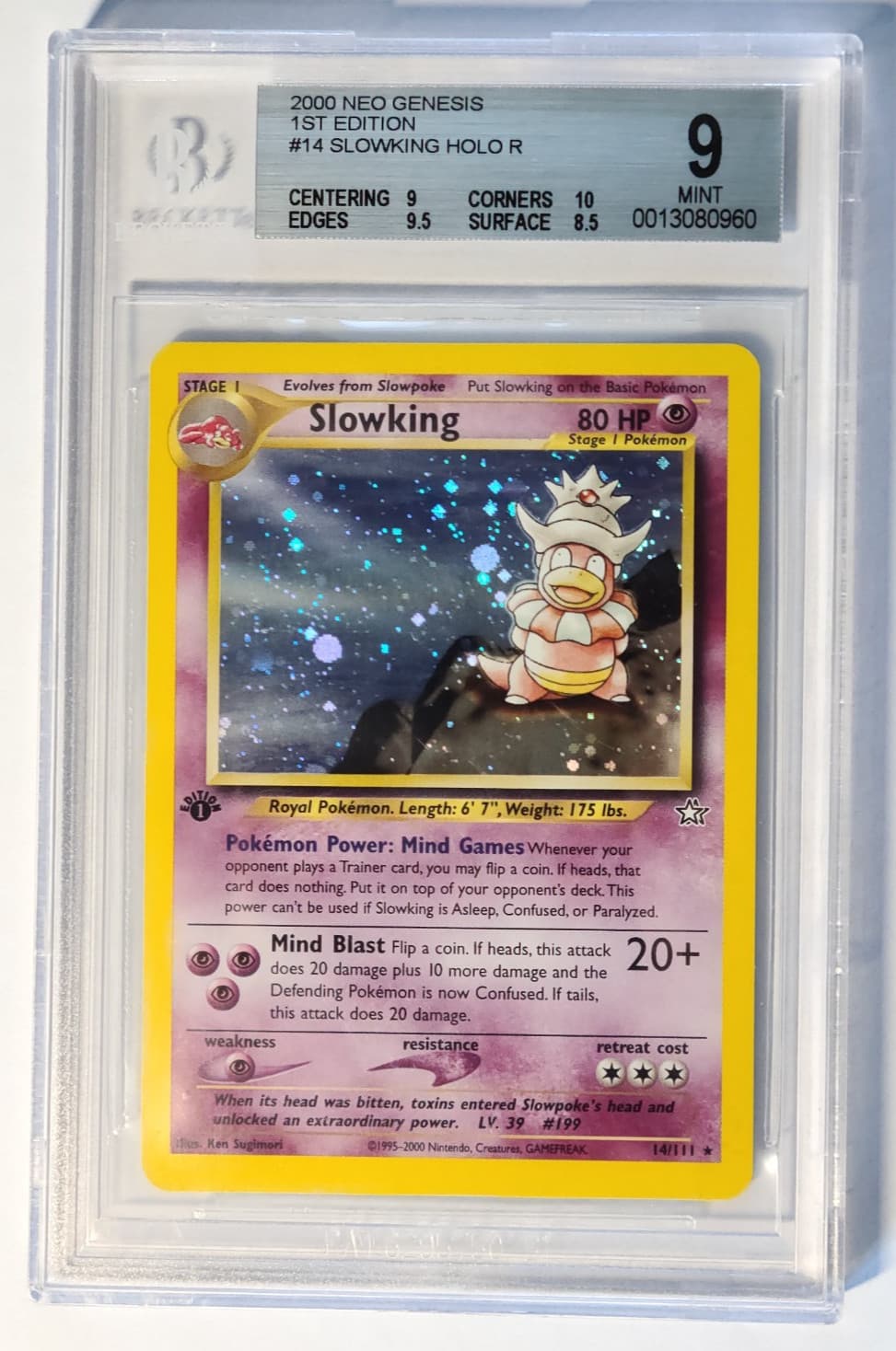 Slowking trading card