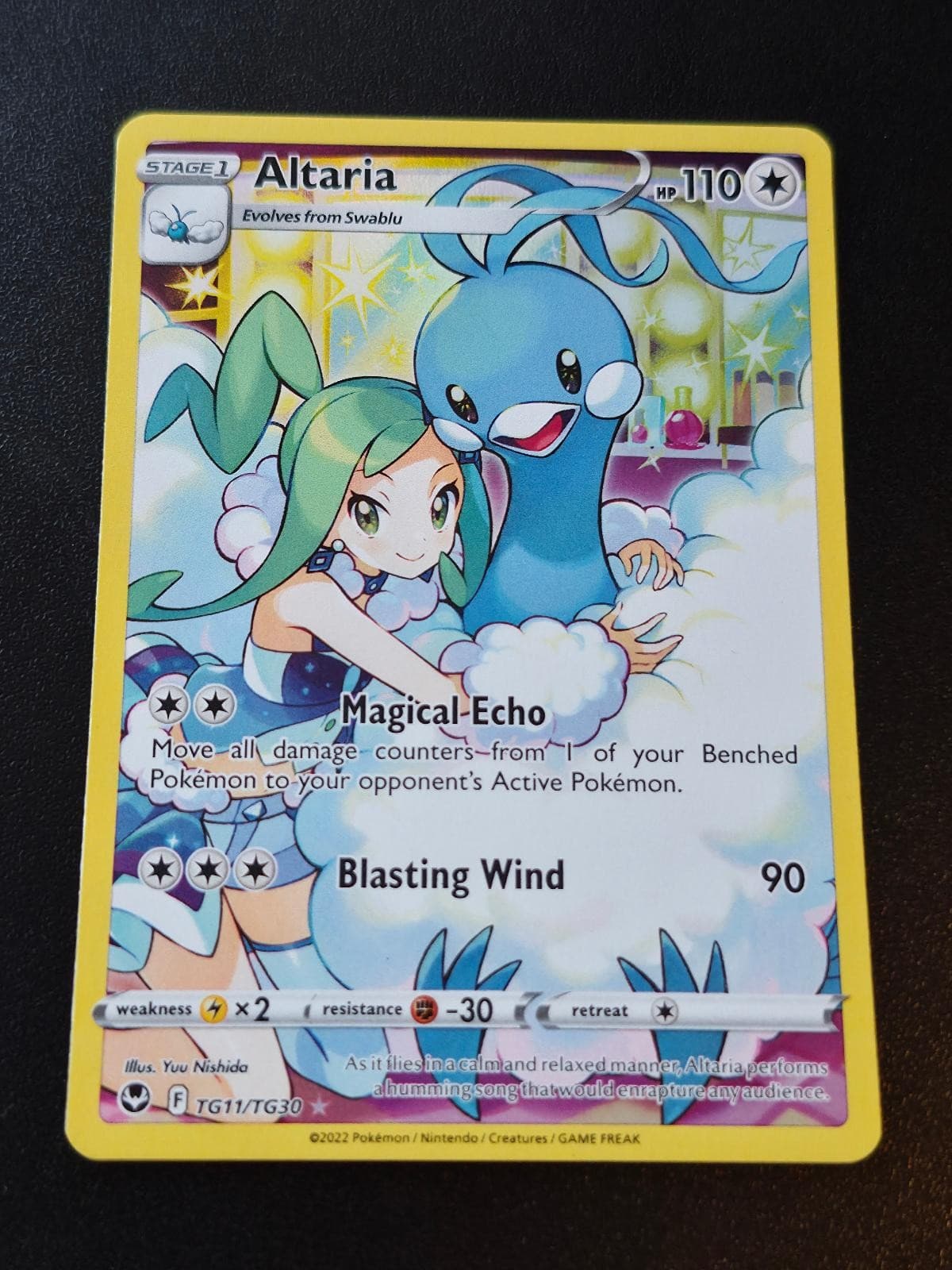 Altaria trading card