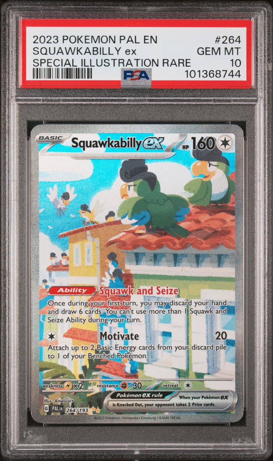 Squawkabilly ex trading card