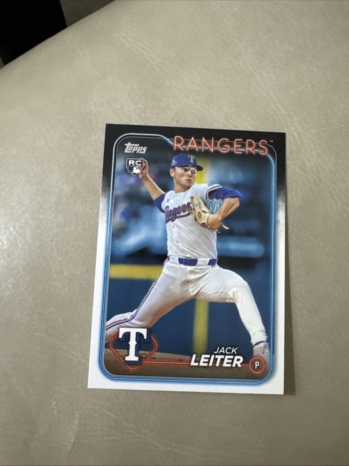 Jack Leiter trading card